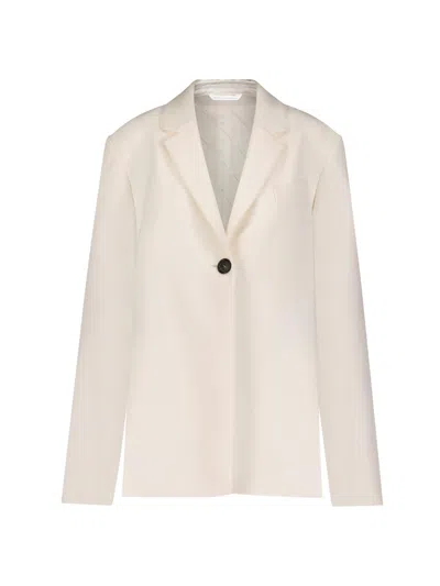 Marina Moscone Women's Boyfriend Blazer In White