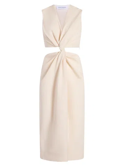 Marina Moscone Women's Cotton Twist Dress In Pink