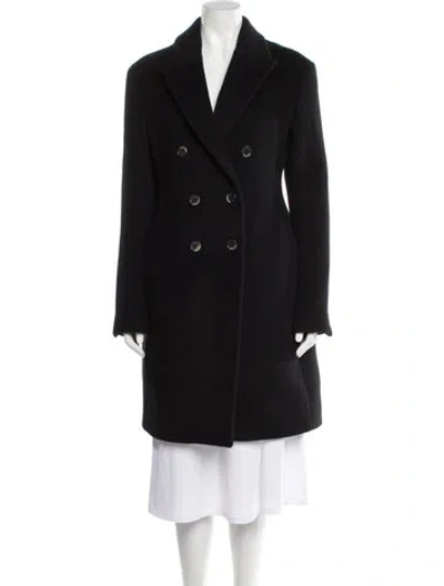 Pre-owned Marina Moscone Wool Coat W/ Tags In Black