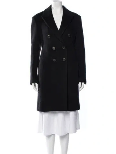 Pre-owned Marina Moscone Wool Coat W/ Tags In Black