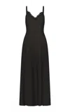 Marina Moscone Wool Dress In Black