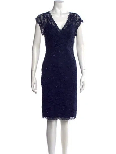 Pre-owned Marina Nylon Knee-length Dress In Neutral