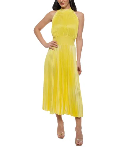 MARINA MARINA PLEATED MIDI DRESS