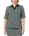 Marina Rinaldi 1a Uscita Cimone Polo Sweater In Multi