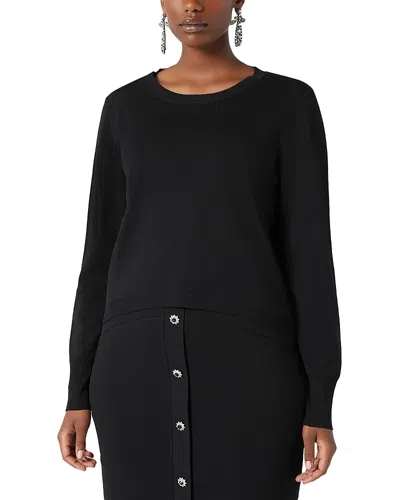 Marina Rinaldi 1a Uscita Dialogo Sweater In Black