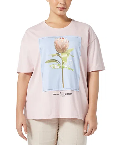Marina Rinaldi 2a Uscita Fennec Tee In Pink