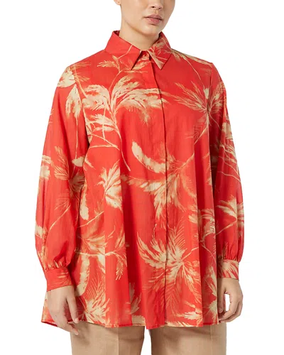 Marina Rinaldi 2a Uscita Glasgow Blouse In Red