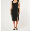 Marina Rinaldi Plus Acceso Dress In Black