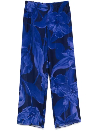 Marina Rinaldi Alamaro Trousers In Blue