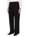 Marina Rinaldi Albore Drawstring Waist Jersey Pants In Black