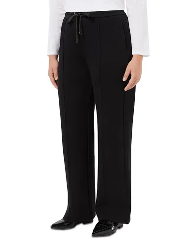 MARINA RINALDI ALBORE BLACK JERSEY TROUSERS
