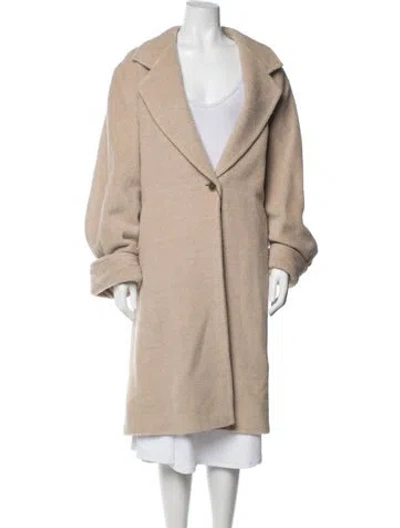 Pre-owned Marina Rinaldi Alpaca Jacket W/ Tags In Neutrals