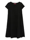 Marina Rinaldi Ara Short-sleeve Dress In Black