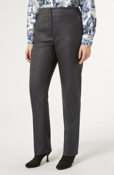 Marina Rinaldi Marina Minaldi Banda Cigarette Trousers In Blue Jeans