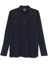 Marina Rinaldi Navy Blue Dolce Shirt In Black