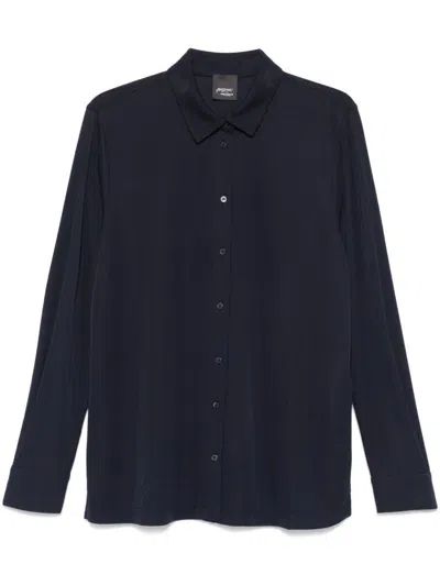 MARINA RINALDI MARINA RINALDI BLACK 'DOLCE' POLO WITH BOTTONS