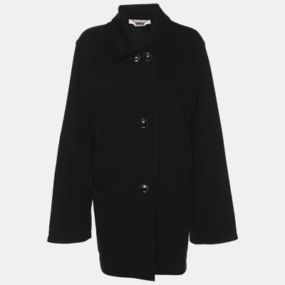 Marina Rinaldi Black Jersey Single Breasted Jacket