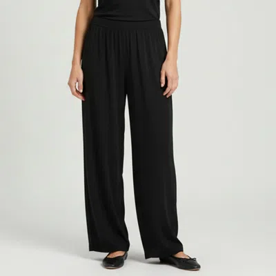 Pre-owned Marina Rinaldi Black Jersey Trousers Xl