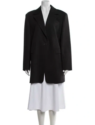 Pre-owned Marina Rinaldi Blazer In Black