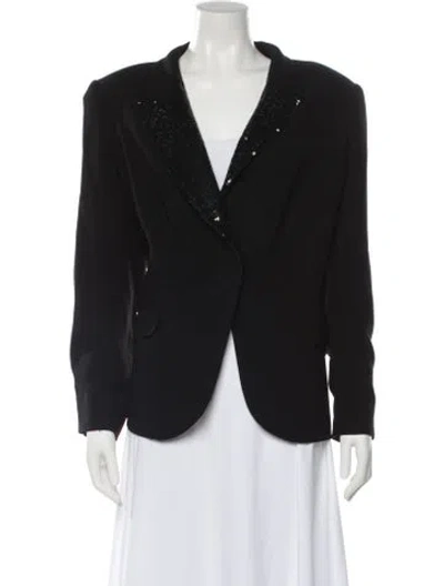 Pre-owned Marina Rinaldi Blazer In Black