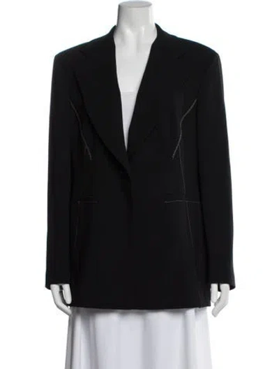 Pre-owned Marina Rinaldi Blazer In Black