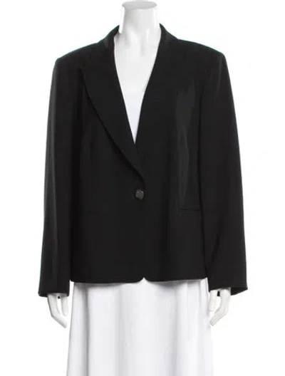 Pre-owned Marina Rinaldi Blazer In Black