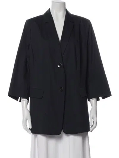 Pre-owned Marina Rinaldi Blazer In Blue