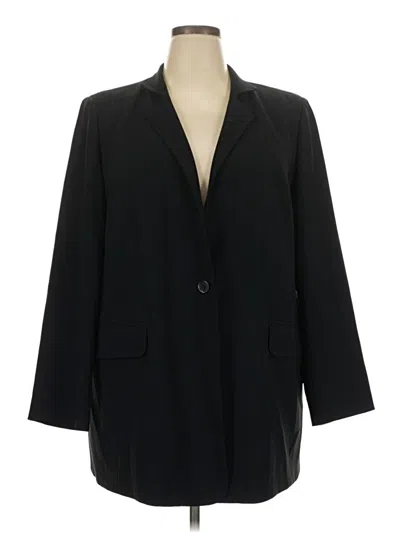 Pre-owned Marina Rinaldi Blazer Jacket In Black
