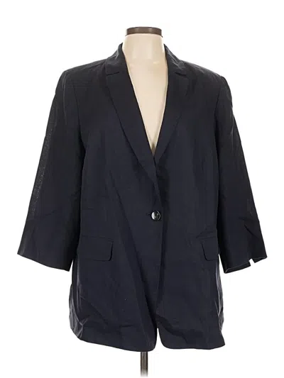 Pre-owned Marina Rinaldi Blazer Jacket In Blue