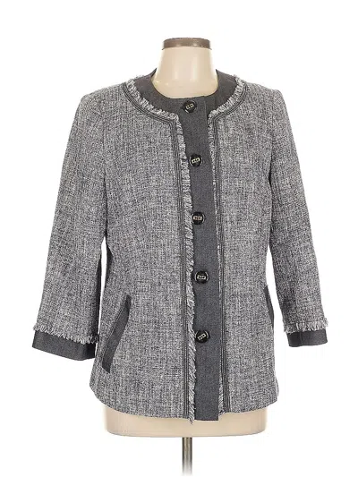 Pre-owned Marina Rinaldi Blazer Jacket In Gray