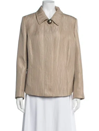 Pre-owned Marina Rinaldi Blazer In Neutrals