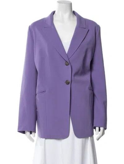 Pre-owned Marina Rinaldi Blazer In Purple