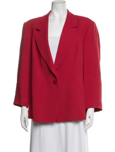 Pre-owned Marina Rinaldi Blazer In Red