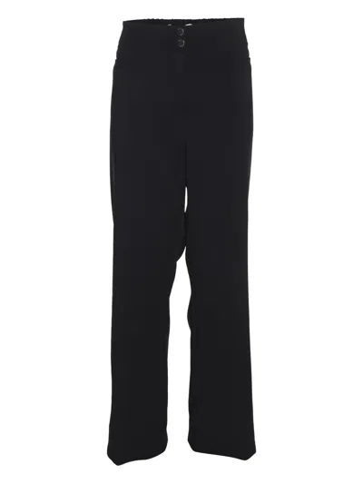 Pre-owned Marina Rinaldi Buttoned Trousers In Blue