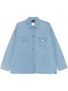 Marina Rinaldi Blue Cotton Denim Shirt
