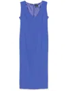Marina Rinaldi Elsa Midi Dress In Blue