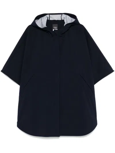 Marina Rinaldi Blue 'trudy' Raincoat Short-sleeves