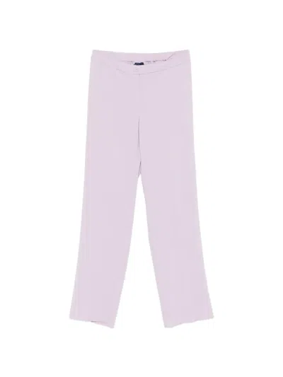 Marina Rinaldi Button Trousers In Pink