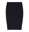 Marina Rinaldi Cady Colonna Midi Pencil Skirt In Black