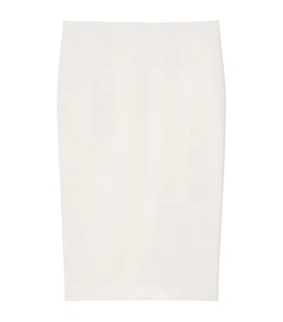 Marina Rinaldi Cady Midi Pencil Skirt In White