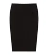 Marina Rinaldi Cady Pencil Midi Skirt In Black