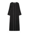 MARINA RINALDI CAPE EMBELLISHED MAXI DRESS