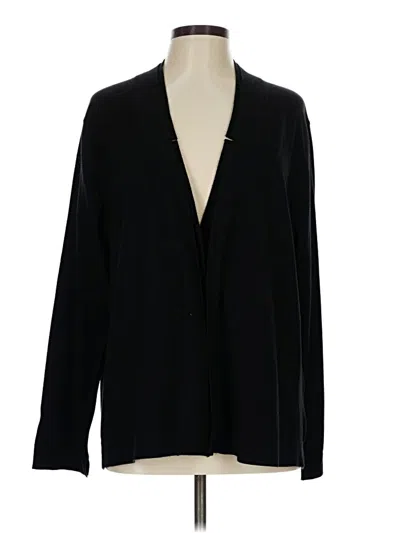 Pre-owned Marina Rinaldi Cardigan Sweater In Black