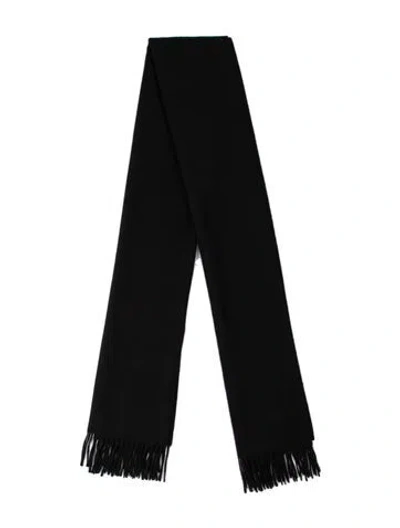 Pre-owned Marina Rinaldi Cashmere Scarf In Black