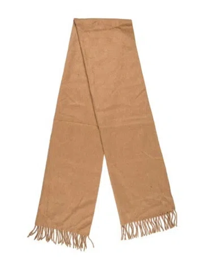 Pre-owned Marina Rinaldi Cashmere Scarf In Neutrals