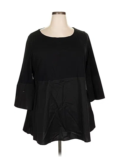 Pre-owned Marina Rinaldi Casual Dress In Black