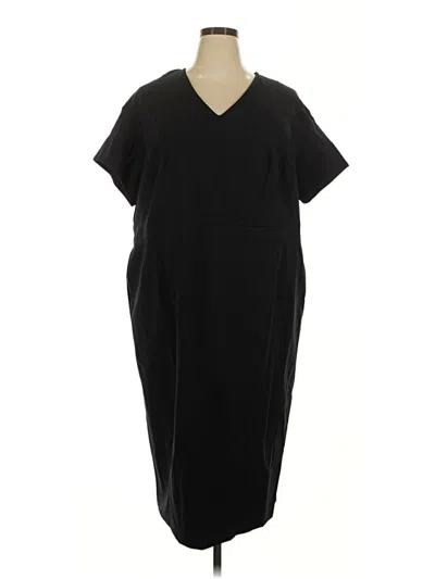 Pre-owned Marina Rinaldi Casual Dress In Black