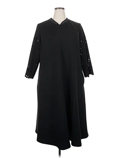 Pre-owned Marina Rinaldi Casual Dress In Black