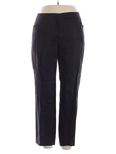 Pre-owned Marina Rinaldi Casual Pants In Black
