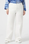 Marina Rinaldi Sport Cesena Wide Leg Jeans In Ivory In White